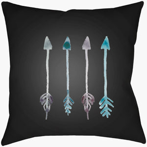 Livabliss Arrows Geometric Woven Polyester Accent Pillow for Modern Sofas and Living Spaces ARW010-1818