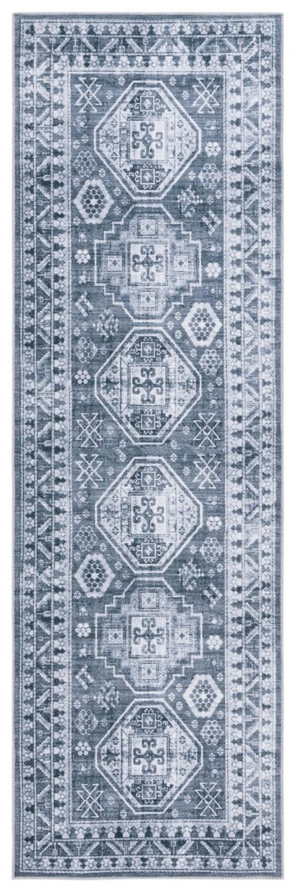 Safavieh Arizona 108 Power Loomed Polyester Rug Grey Green / Ivory ARZ108F-9