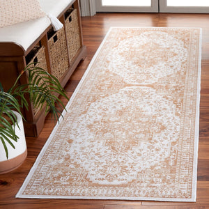 Safavieh Arizona 127 Power Loomed Polyester Rug Beige / Gold ARZ127B-9