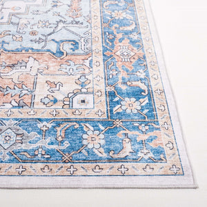 Safavieh Arizona 523 ARZ523 Power Loomed Traditional Rug Blue / Beige ARZ523M-6SQ