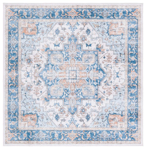 Safavieh Arizona 523 ARZ523 Power Loomed Traditional Rug Blue / Beige ARZ523M-6SQ
