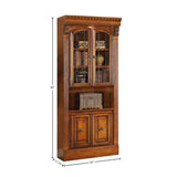 Parker House Huntington 32 In. Glass Door Cabinet Antique Vintage Pecan Poplar Solids / Maple Veneers HUN#440