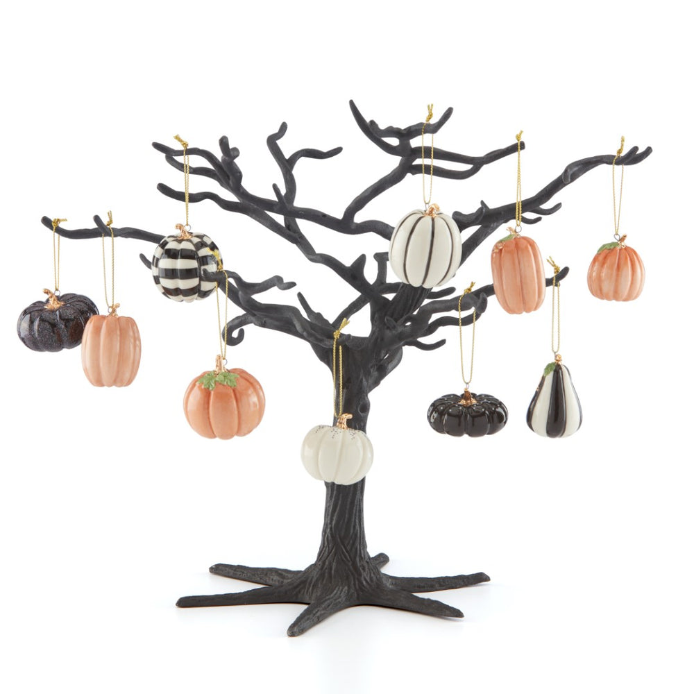 Lenox Mini Pumpkin 10-Piece Ornament & Tree Set Multi, NO COLOR PORCELAIN 889208