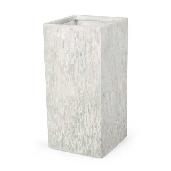 English Elm Mgo Tall Square Outdoor Planter Magnesium Oxide Build for Patio or Entryway Decor 73352.00