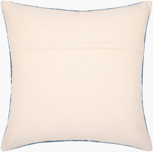 Surya Ashbury Bohemian Global Lumbar Pillow - 14"L X 22"W, Luxuriously Soft Cotton For Chic Comfort Blue Cotton,Cotton Asb003-1422