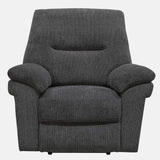 Parker House Parker Living Bryant - Ruffles Coal Power Recliner Ruffles Coal 100% Polyester (W) MBRY#812PH-RFC