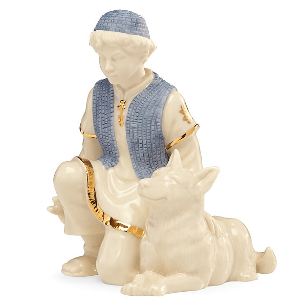 Lenox First Blessing Nativity Shepherd & Dog Figurine Multi, IVORY PORCELAIN 853743