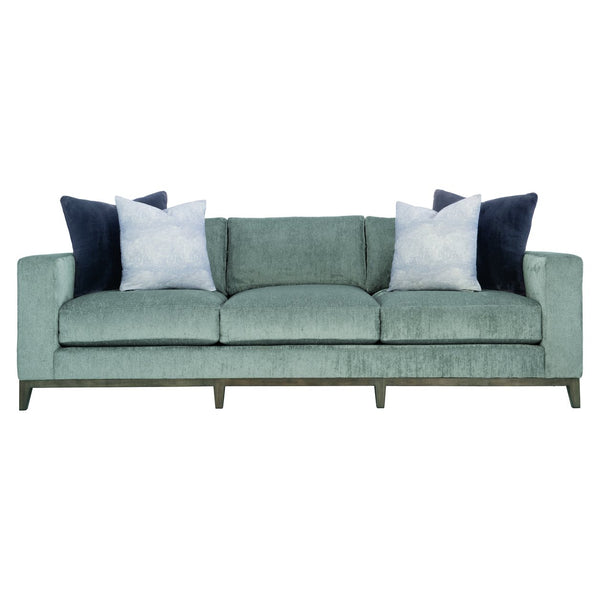 Bernhardt Bernhardt Noel Sofa — Made-To-Order 100"W Three-Seater With Feather-Down Cushions, Tapered Legs P7327A