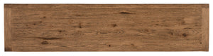 Hooker Furniture Big Sky Buffet Rustic Pecky Hickory Sideboard With Soft-Close Doors, Removable Trays, Adjustable Shelves 6700-75900-80