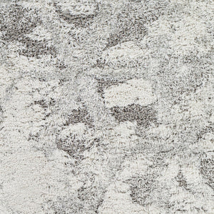 Livabliss Alta Shag Plush Polypropylene Accent Rug for Entryway Bedroom or Cozy Reading Nook Light Gray, Whi 8'10" x 12' ASG2302-81012
