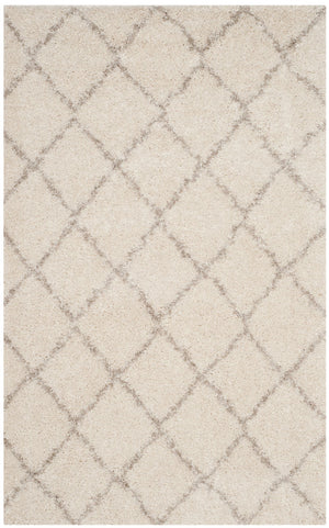 Safavieh Arizona Shag 742 Power Loomed 60% Polypropylene, 35% Jute, 5% Polyester Rug Ivory / Beige ASG742A-26