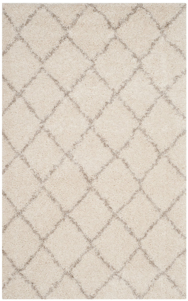 Safavieh Arizona Shag 742 Power Loomed 60% Polypropylene, 35% Jute, 5% Polyester Rug Ivory / Beige ASG742A-26