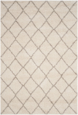 Safavieh Arizona Shag 742 Power Loomed  Rug Ivory / Beige ASG742A-24