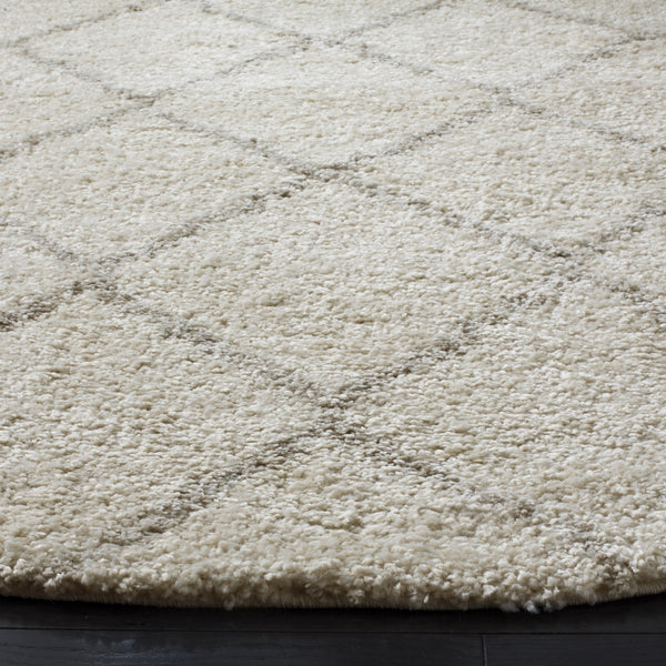 Safavieh Arizona Shag 742 Power Loomed  Rug Ivory / Beige ASG742A-24