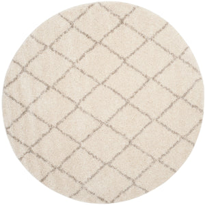 Safavieh Arizona Shag 742 Power Loomed 60% Polypropylene, 35% Jute, 5% Polyester Rug Ivory / Beige ASG742A-26