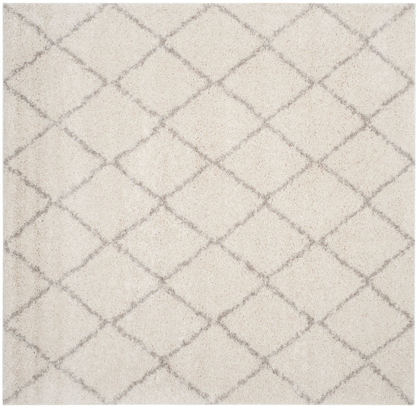 Safavieh Arizona Shag 742 Power Loomed 60% Polypropylene, 35% Jute, 5% Polyester Rug Ivory / Beige ASG742A-26