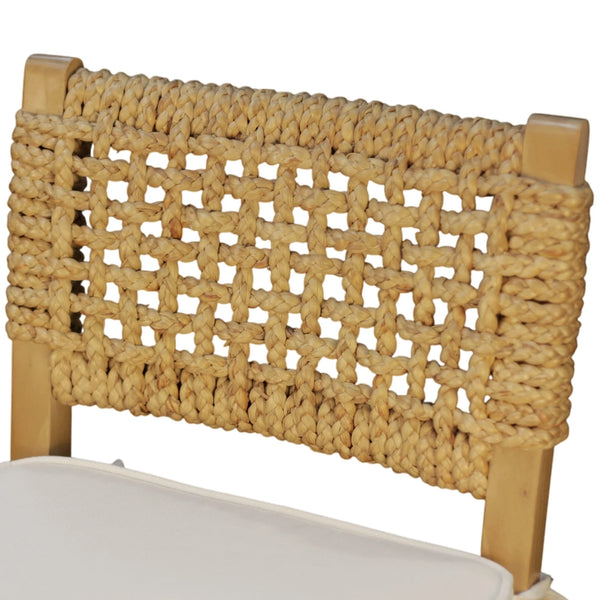 Ashbury Handwoven Water Hyacinth Counter Stools Set of 2 for Kitchen Islands