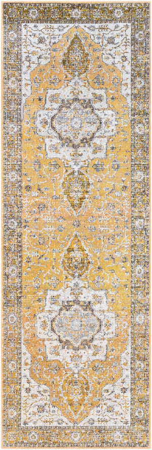 Livabliss Aura Silk Machine Woven Runner Rug with Lustrous Sheen for Hallways and Entryways ASK2322-2776