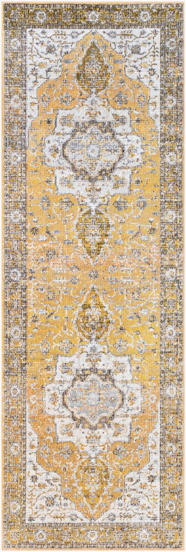 Livabliss Aura Silk Machine Woven Runner Rug with Lustrous Sheen for Hallways and Entryways ASK2322-2776