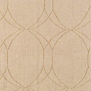 Surya Ashlee 5' X 7'6" Handmade Wool Rug - Modern Low Pile Design For Elegant Home Decor & Style Tan Wool Asl1000-576