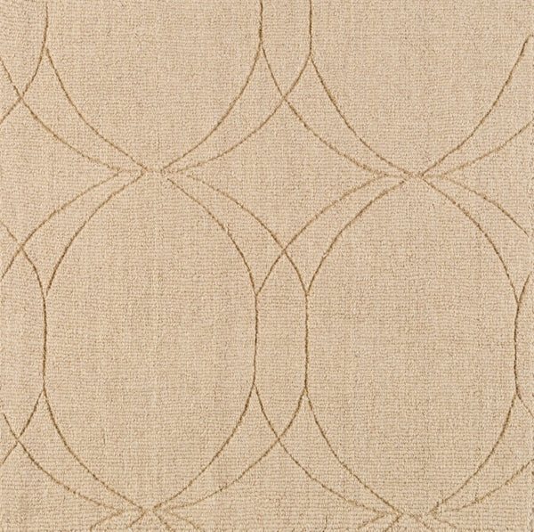 Surya Ashlee 5' X 7'6" Handmade Wool Rug - Modern Low Pile Design For Elegant Home Decor & Style Tan Wool Asl1000-576