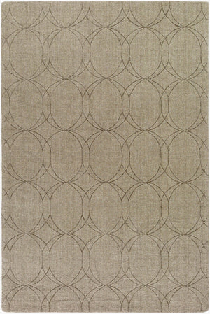 Surya Ashlee 5' X 7'6" Handmade Wool Rug - Modern Low Pile Design For Elegant Home Decor & Style Olive Wool Asl1001-810