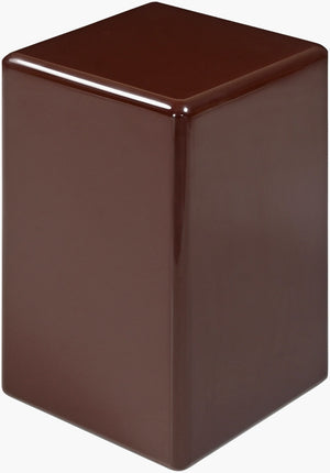 Surya Arseni Hand-painted Artisan End Table Minimalist Square Accent for Living Room or Bedroom ASNI002-201212