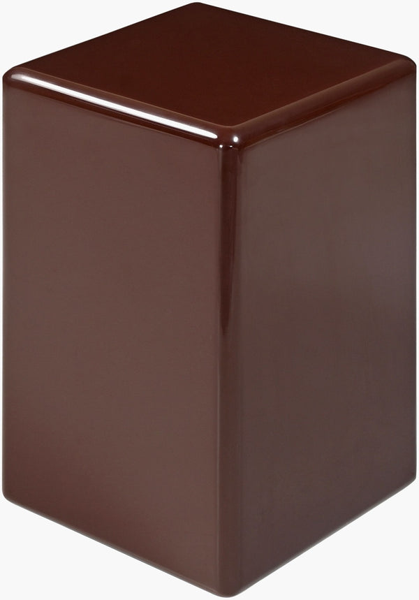 Surya Arseni Hand-painted Artisan End Table Minimalist Square Accent for Living Room or Bedroom ASNI002-201212