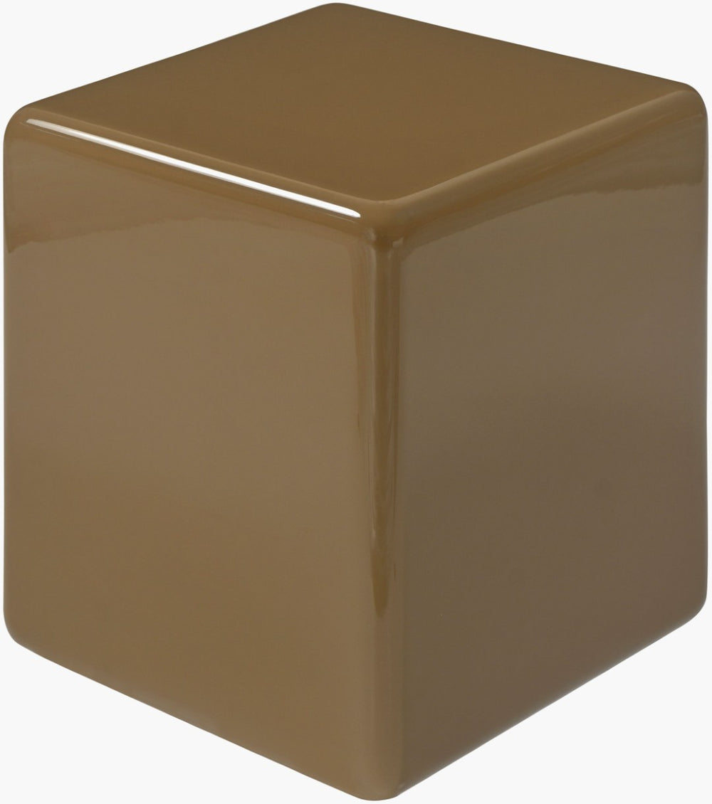 Surya Arseni Hand-painted Artisan End Table Compact Square Modern Accent for Living Room ASNI003-191616