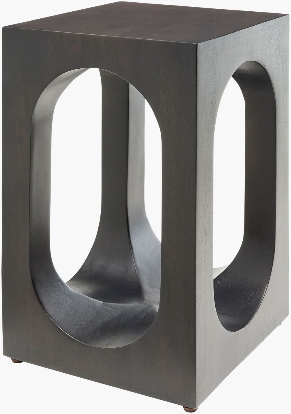 Surya Asner Solid Mango Wood End Table Handcrafted Minimalist Accent for Living Room ASNR002-201212