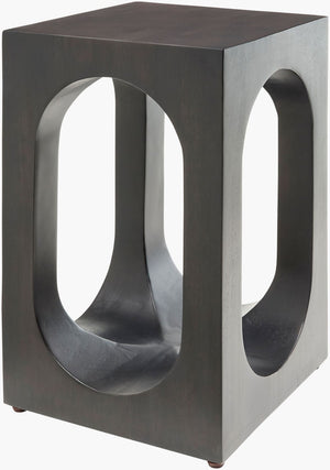 Surya Asner Solid Mango Wood End Table Handcrafted Minimalist Accent for Living Room ASNR002-201212