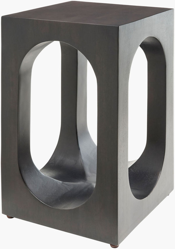 Surya Asner Solid Mango Wood End Table Handcrafted Minimalist Accent for Living Room ASNR002-201212