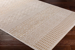 Livabliss Aesop Global Geometric Accent Rug Chenille Polyester Blend Low Pile Entryway Mat ASP2303-23