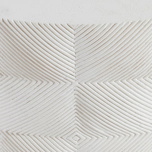 Bernhardt Bernhardt Ballantyne Round Stonecast Cocktail Table Outdoor Woven Rattan Patio Accent X11008