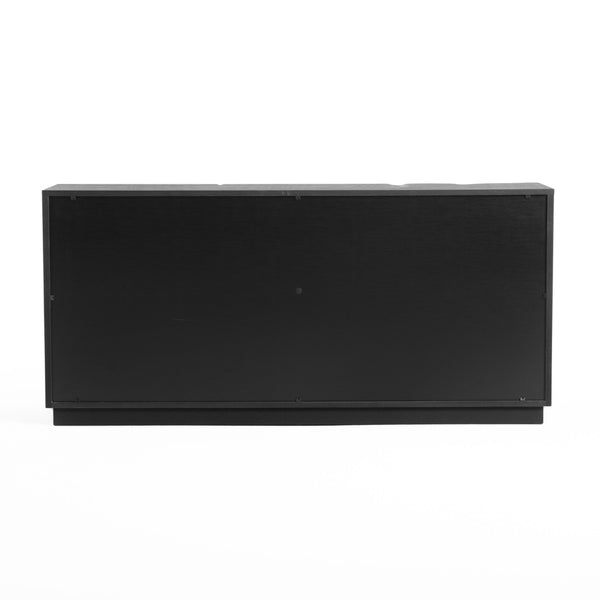 VIG Furniture Modrest Aspen - Modern Matte Brown Ash & Silver Dresser VGVCJ1801-DRS