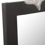 VIG Furniture Modrest Aspen - Modern Matte Brown Ash & Silver Mirror VGVCJ1801-M-BRN