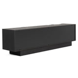 VIG Furniture Modrest Aspen - Modern Matte Brown Ash & Silver TV Stand VGVCTV1801-BRN