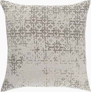 Livabliss Abstraction Cotton Geometric Print Sheet Set for Neutral Bedroom Decor Styling Ivory, Light Gr 108"W x 92"L, 36"W x 20"L ASR1000-KSET
