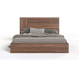 VIG Furniture Nova Domus Asus - Italian Modern Walnut Bed VGACASUS-BED