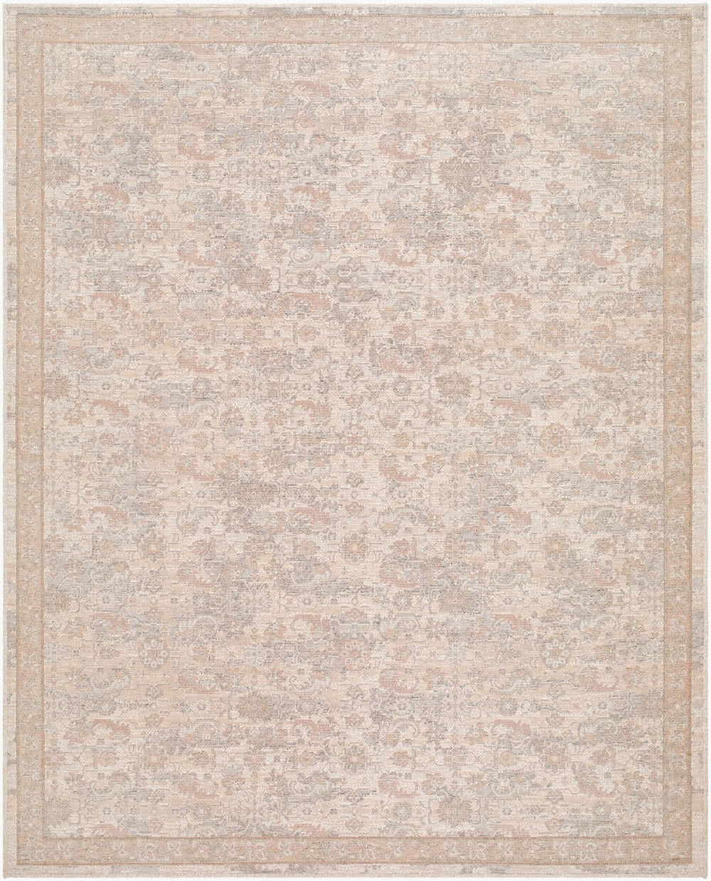 Livabliss Aston Villa Flatweave Area Rug Turkish Woven Polyester Medallion Pattern for Living Rooms Beige, Taupe 10' x 14' ASV2307-1014