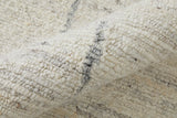 Feizy Rugs Navaro Wool/Viscose Hand Woven Scandinavian Rug Ivory/Gray/Blue 9' x 9' Round