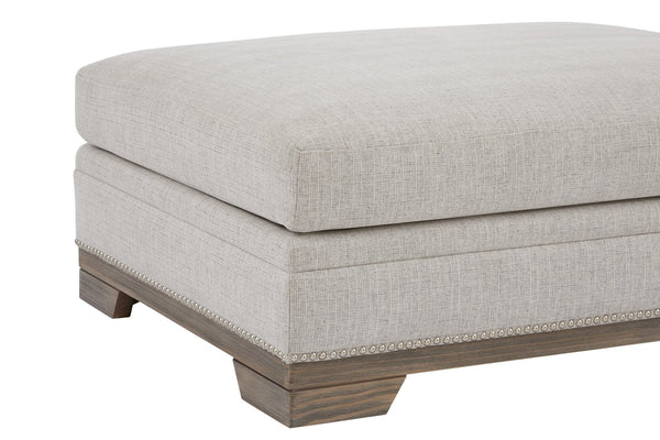 A.R.T. Furniture The Daily Ottoman: Elegant Cream Transitional Design For Stylish Living Rooms And Cozy Spaces   751504-5094