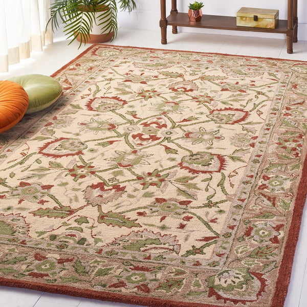 Antiquity Hand Tufted Wool Pile Rug - Exquisite Craftsmanship from India for Timeless Elegance