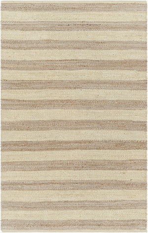 Livabliss Atina Handwoven Jute Flatweave Runner Natural Fiber Rug for Entryway or Hallway Tan, Beige 5' x 7'6" ATA2300-576