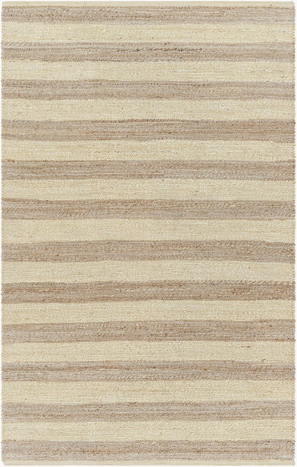 Livabliss Atina Handwoven Jute Flatweave Runner Natural Fiber Rug for Entryway or Hallway Tan, Beige 5' x 7'6" ATA2300-576