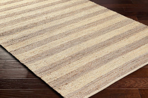 Livabliss Atina Handwoven Jute Flatweave Runner Natural Fiber Rug for Entryway or Hallway Tan, Beige 5' x 7'6" ATA2300-576