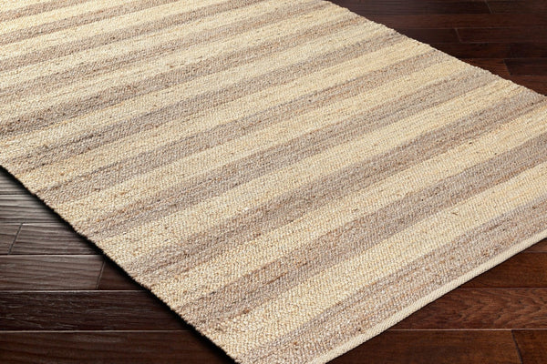 Livabliss Atina Handwoven Jute Flatweave Runner Natural Fiber Rug for Entryway or Hallway Tan, Beige 5' x 7'6" ATA2300-576