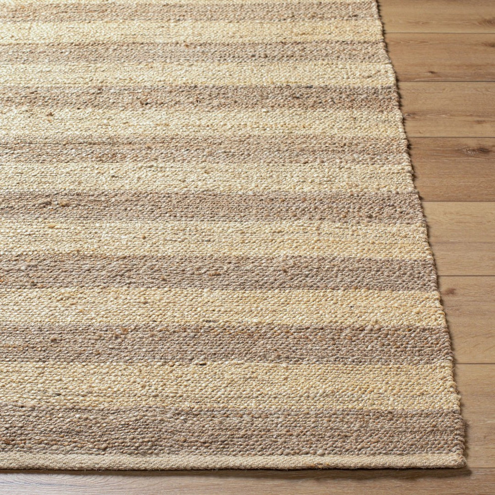 Livabliss Atina Handwoven Jute Flatweave Runner Natural Fiber Rug for Entryway or Hallway Tan, Beige 5' x 7'6" ATA2300-576