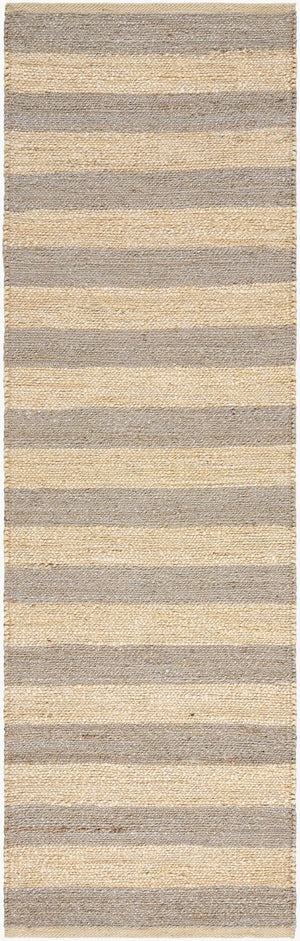 Livabliss Atina Handwoven Jute Flatweave Runner Natural Fiber Rug for Entryways and Hallways Wheat, Taupe 2'6" x 8' ATA2301-268