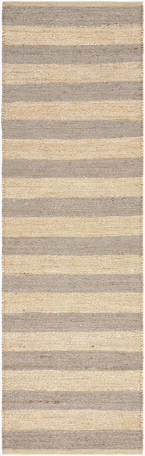 Livabliss Atina Handwoven Jute Flatweave Runner Natural Fiber Rug for Entryways and Hallways Wheat, Taupe 2'6" x 8' ATA2301-268